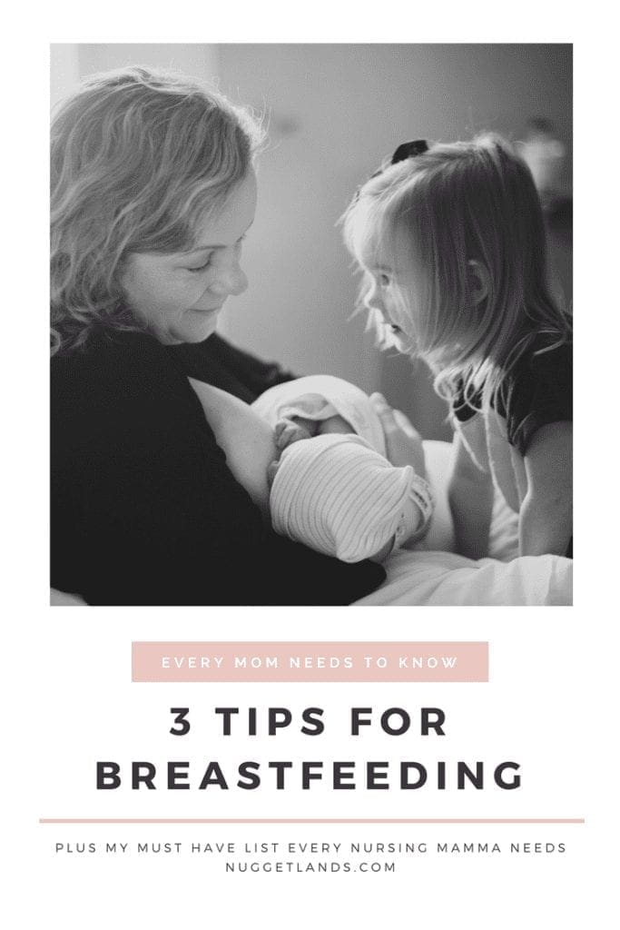 3 Tips for Breastfeeding Success PLUS Must Haves for Every Nursing Mom