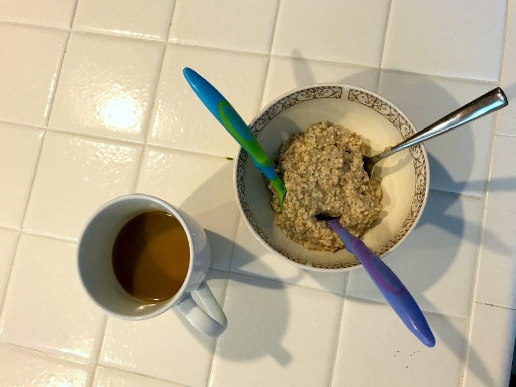 Overnight Oats Finished With Coffee