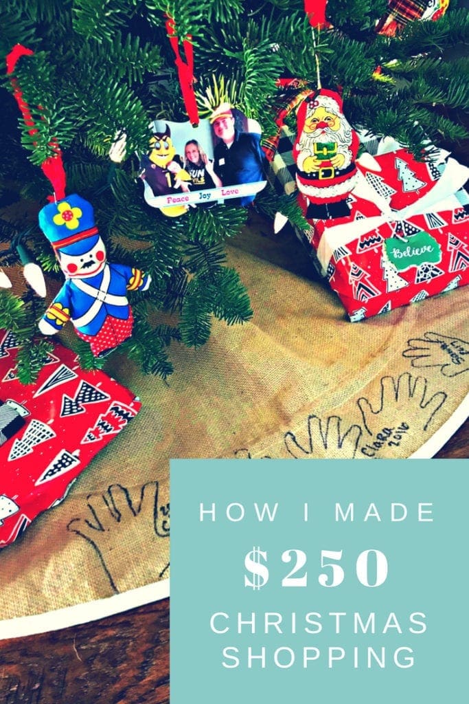 Tips on how to make cash back while you shop. Last Christmas, I made over $250 using Ebates websites, read my full review and how to use their free service to save money shopping. #shopping #money #frugal #christmas #blackfriday #coupons #cashback