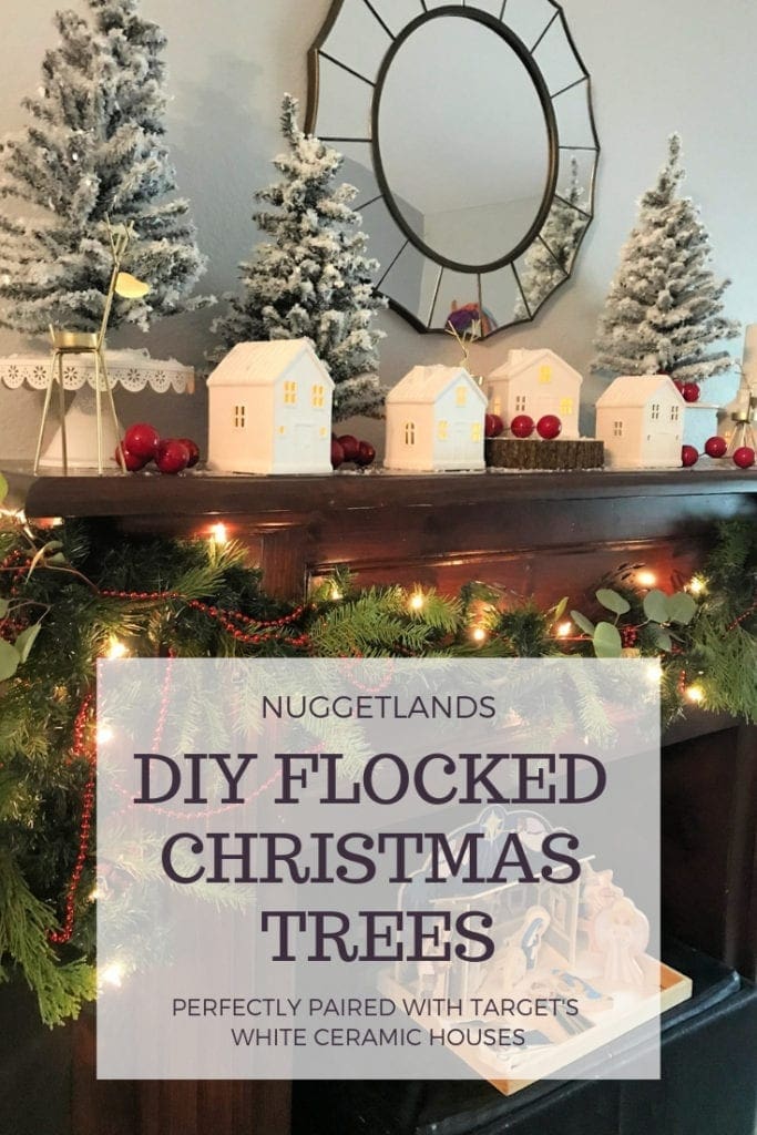 How to DIY a Flocked Christmas Tree