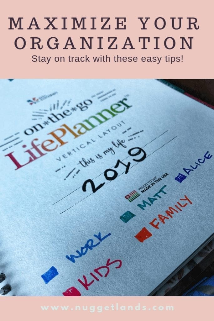 How I use my Erin Condren Life Planner to stay organized