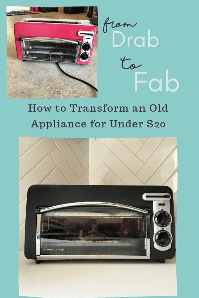 Black Toaster Oven Transformation For Under $20