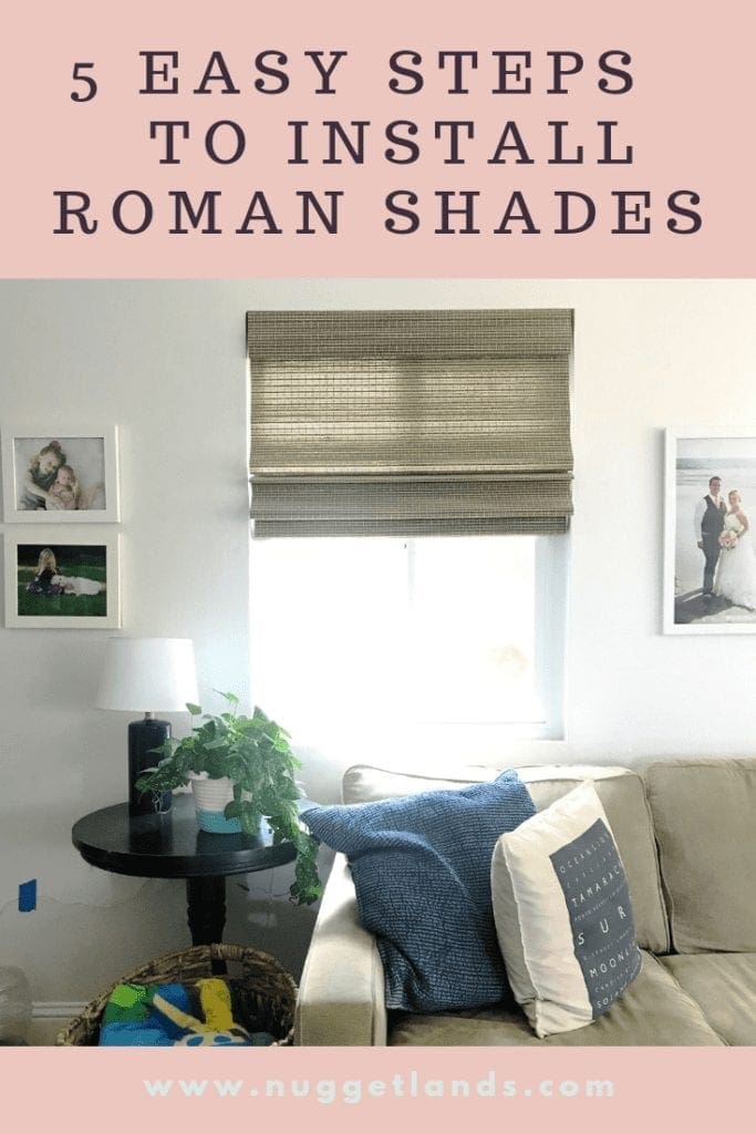 How to Install Roman Shades in 5 Easy Steps